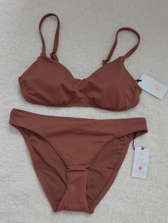 Shade & Shore Other - NWT Shade & Shore Mauve Brown Two-Piece Bikini